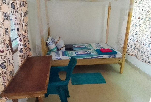 Renoviertes Zimmer in der Volontärsunterkunft