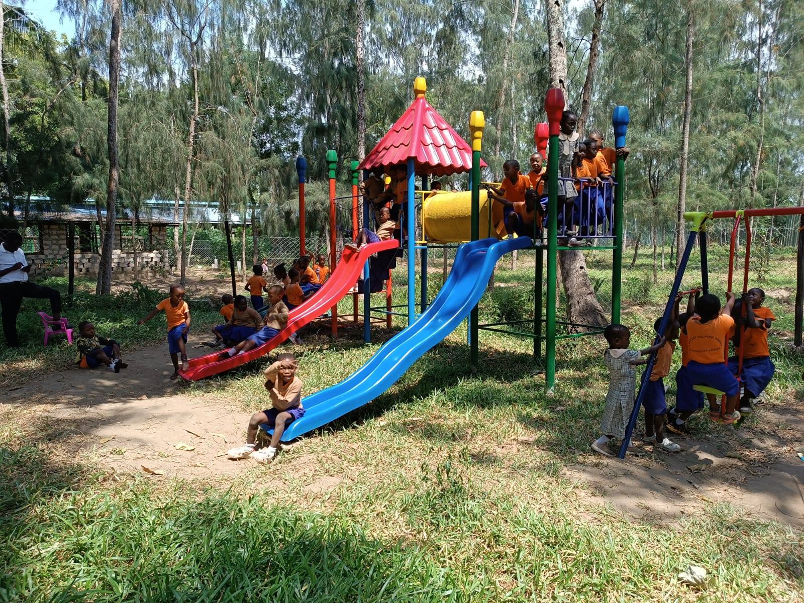 Spielplatz des Kindergartens